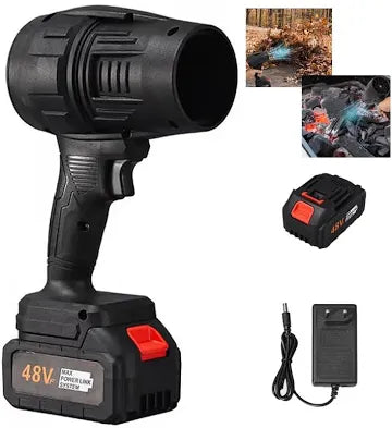 Soplador inalámbrico con mucha fuerza dé alta calidad con dos baterías recargable portátil