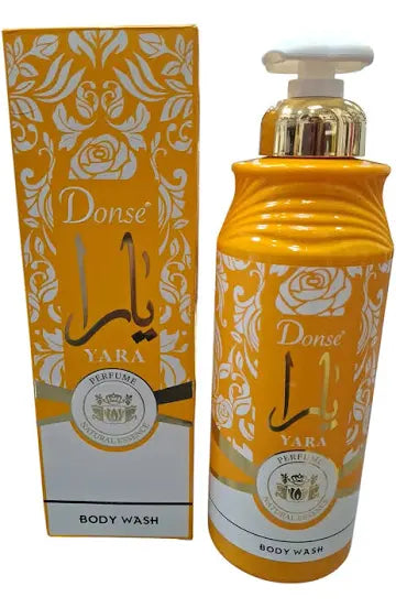 Gel de ducha Donse YARA TOUS 520ML, Gel de baño fragancia árabe duradera , Cuidado de la Piel con Queratina - Hidratación y Fragancia - Body Wash