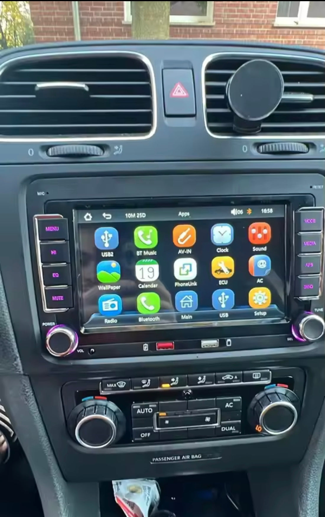 Radio pantalla Volkswagen Skoda