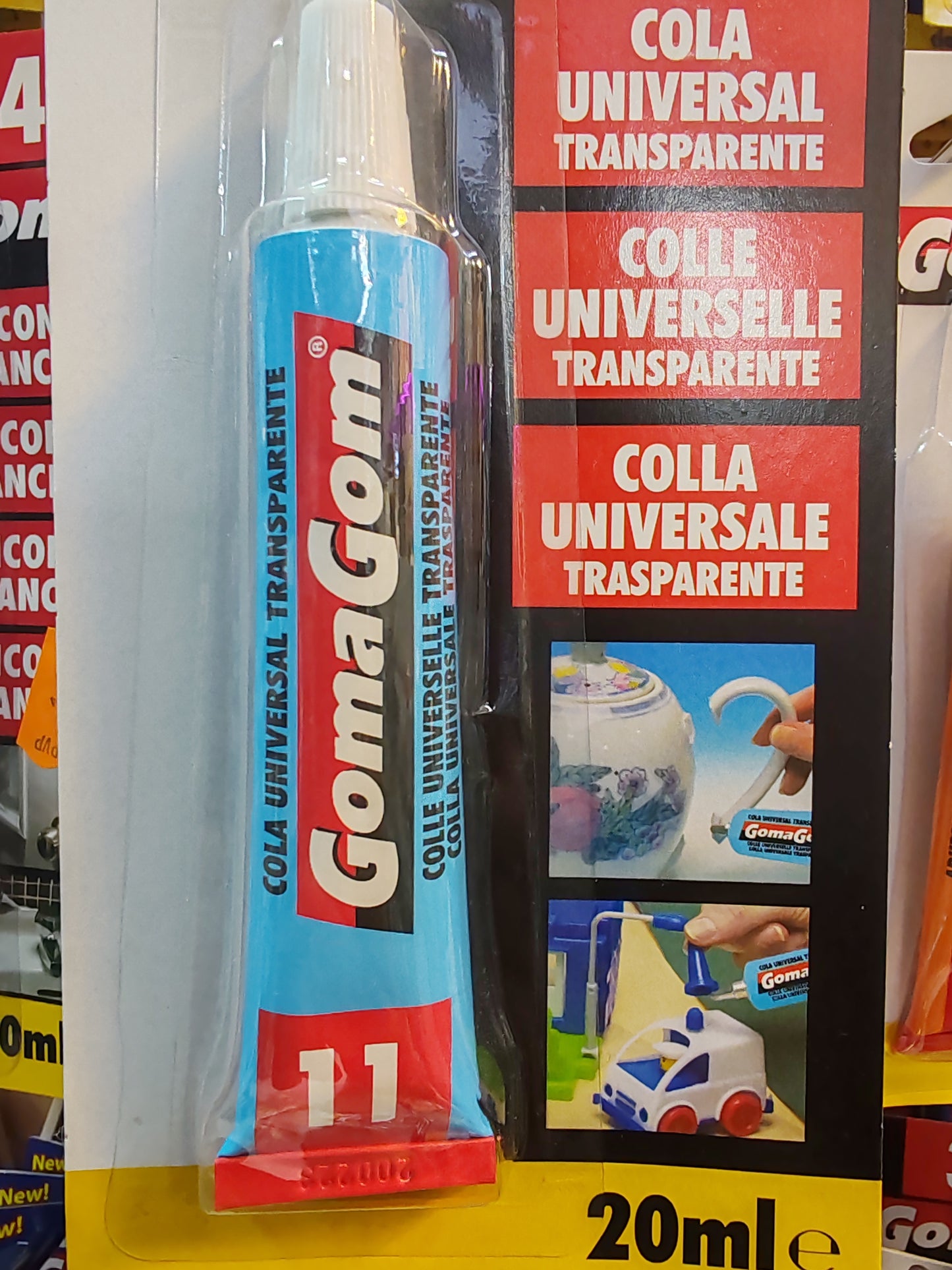 Pegamento cola universal transparente 20ml
