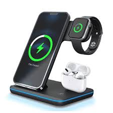 Cargador inalámbrico móvil reloj auriculares inalámbricos