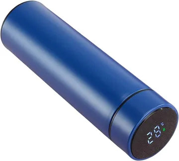 Taza térmica con pantalla de temperatura inteligente, termo de acero inoxidable 500ml, botella de agua