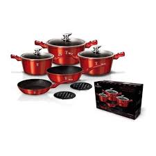 Bataría dé cocina 🍳 juego sartenes y ollas pack 10 piezas
