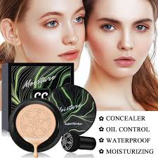Base de maquillaje Air Cushion CC Cream con cabeza de hongo, crema ...