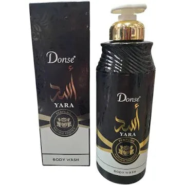 Gel de Baño Yara asad hombre Donse 520ml, Gel de ducha con keratina, fragancia oriental elegante,Donse cuidado de la piel NOVEDAD