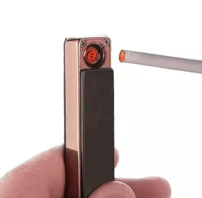 ENCENDEDOR DE LUJO RECARGABLE USB LINGOTE MECHERO