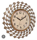 reloj para pared color dorado metalizado