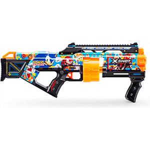 pistola de dardos es perfecta para pequeños aventureros a partir de 3 años. Con un tamaño de 60 x 30 cm,  dé Sonic ofrece una amplia capacidad de juego. Incluye 16 dardos