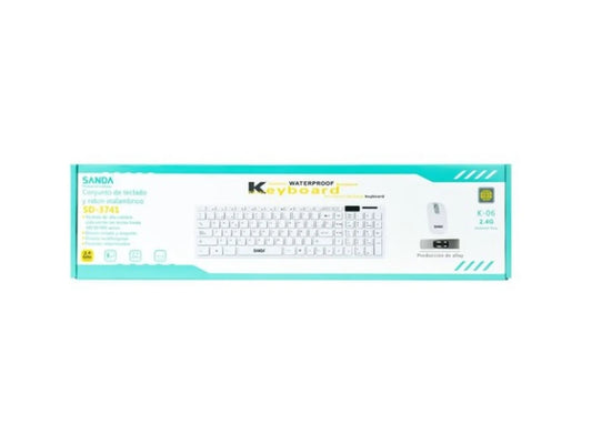 Teclado y mouse inalámbricos SANDA 2.4G