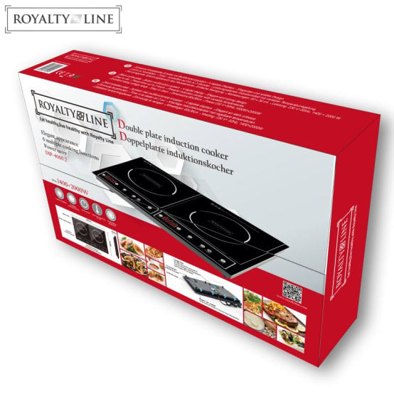 Cuisinière à induction à deux plaques RLDIP4000-2 Royalty Line
Max 1400+2000W