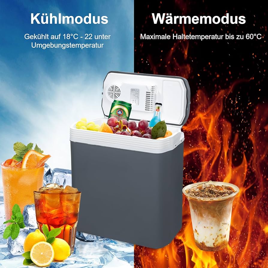 Nevera para coche 🚕 caravana 🚙 camión 🚌 va al mechero del coche de 24L