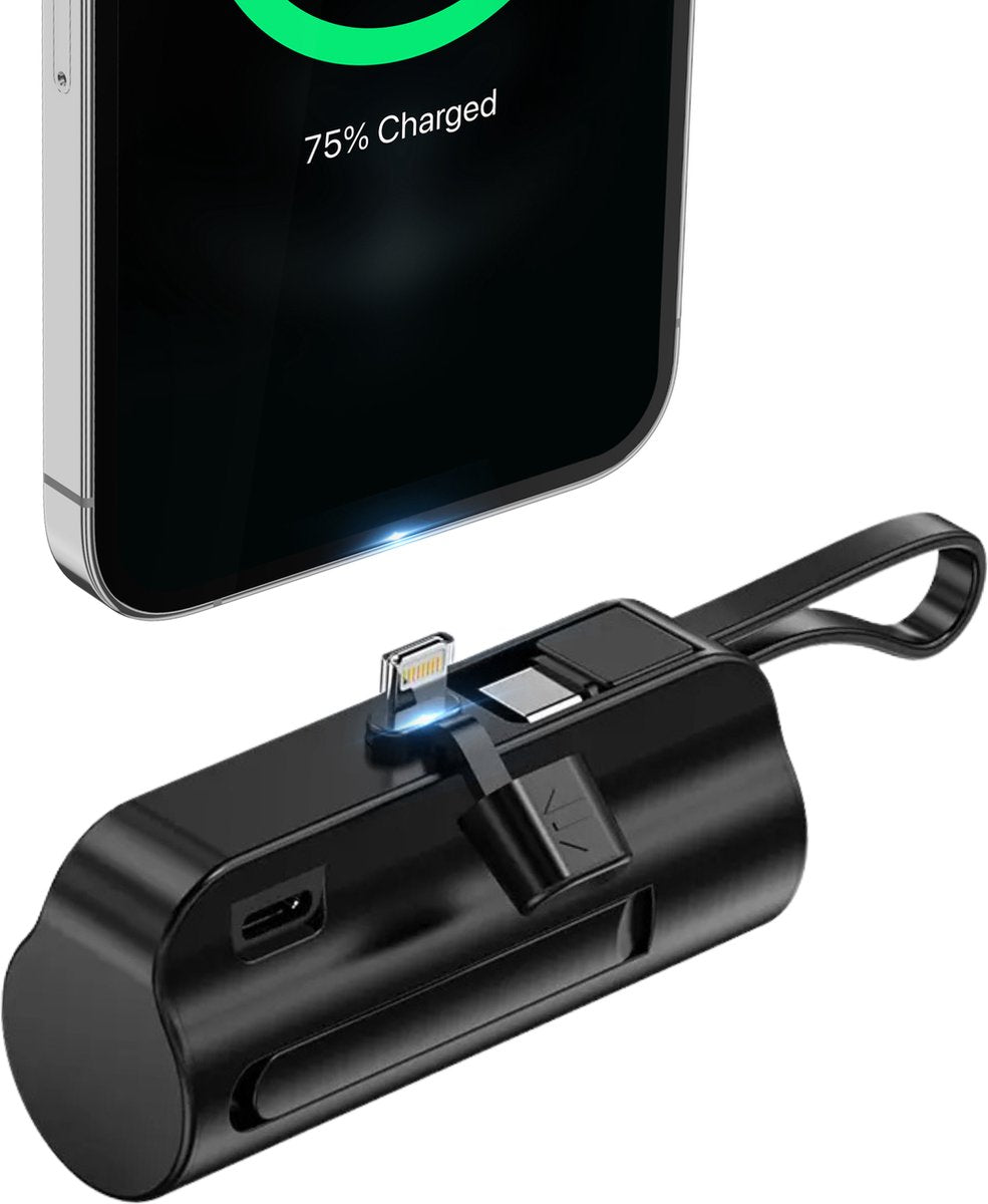 Pawer bank tipo c y vale para iPhone android dé 6000mah