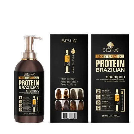 Champú con vitamina brasileña  marca moisturizing keratina natural argán collagen keratin jojoba oíl dé 800ml