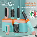 Cepillo Secador de Pelo 5 en 1,Hair- Styler- Wrap 1200W,Cepillo de Aire Caliente Set, Elimina El Frizz, 3 Temperaturas, cepillo electrico Pelo, cepillo Alisador, Rizador, Voluminizador