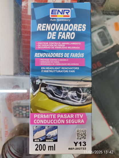 Renovadores de faro 200ml permite pasar ITV conducción Segura