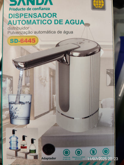 Bomba de botella de agua Dispensador de agua automático para botella de 5 galones Bomba dispensadora de agua eléctrica portátil con carga tipo C (
EUR 9.90
