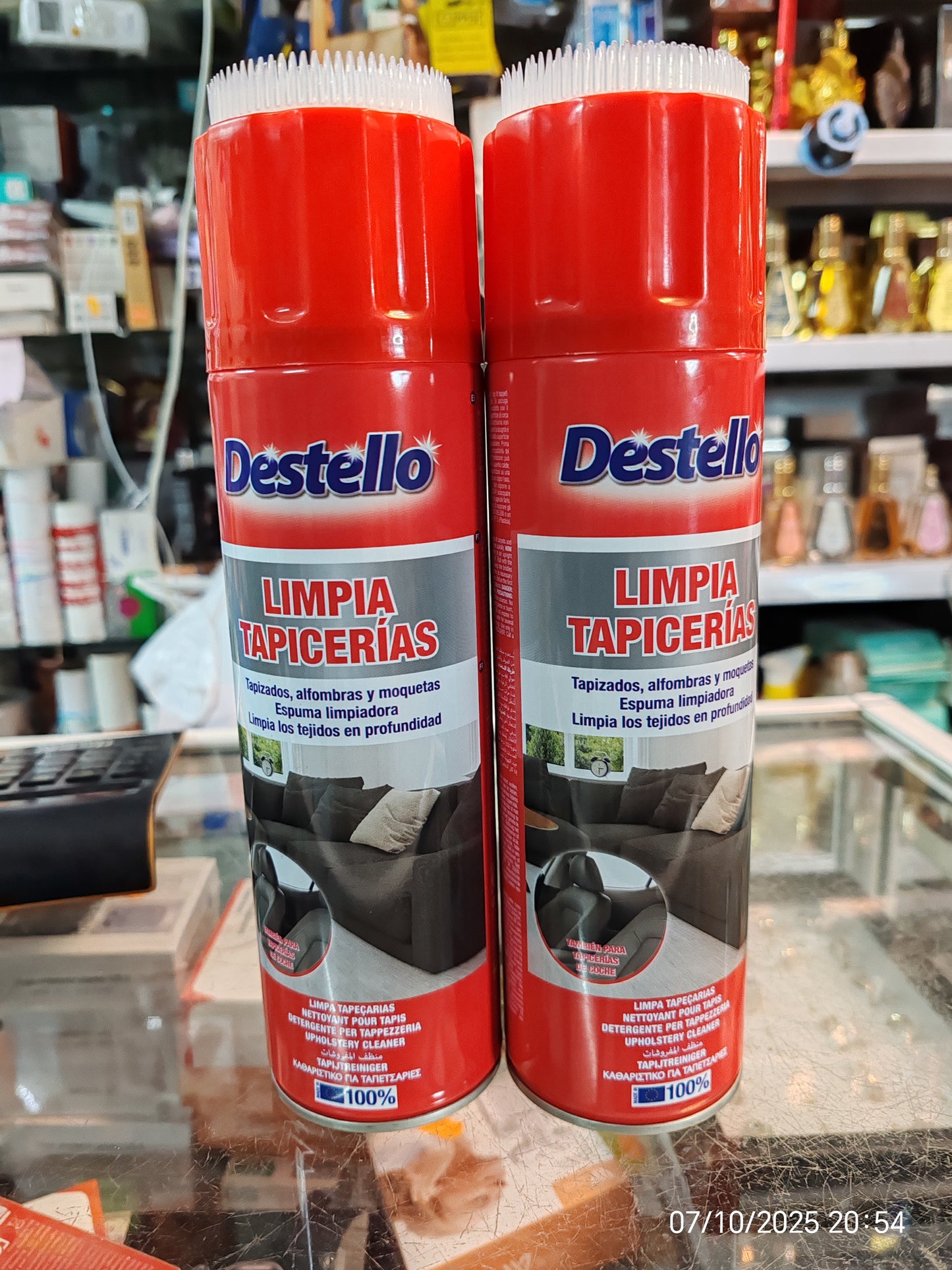 Limpia tapicería alfombras y mosquetas espuma limpiadora limpia los tejidos en profundidad