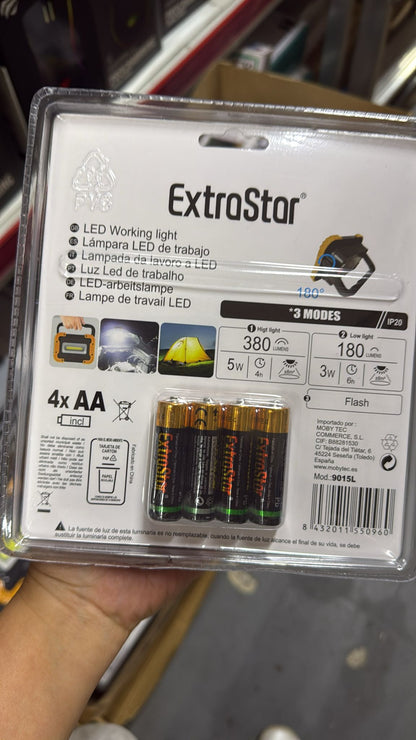 Focos con pilas con imán 🧲 lleva 4 pilas AA