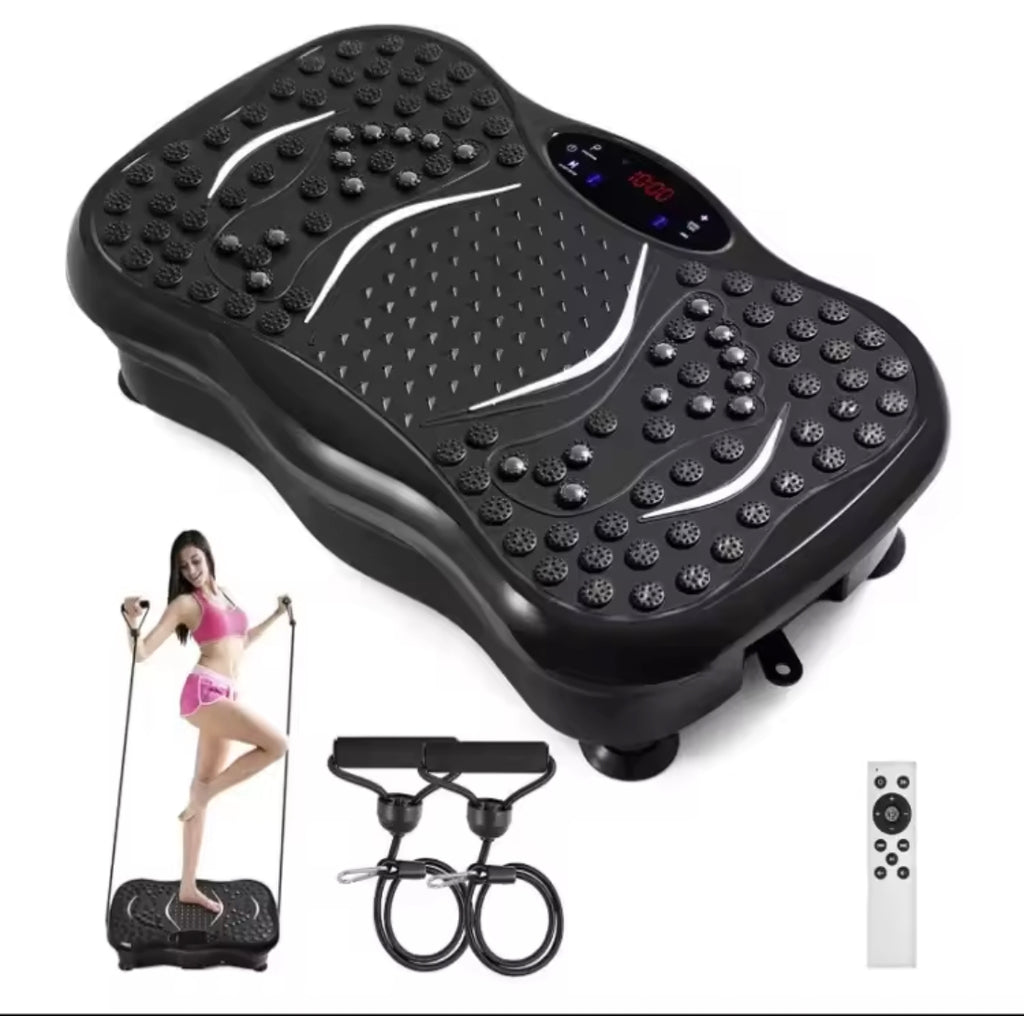 Maquina de vibración para quitar grasa en dos días dé buena calidad con bluetooth música 🎼🎵 mucho volumen con velocidades regulable con pantalla digitales