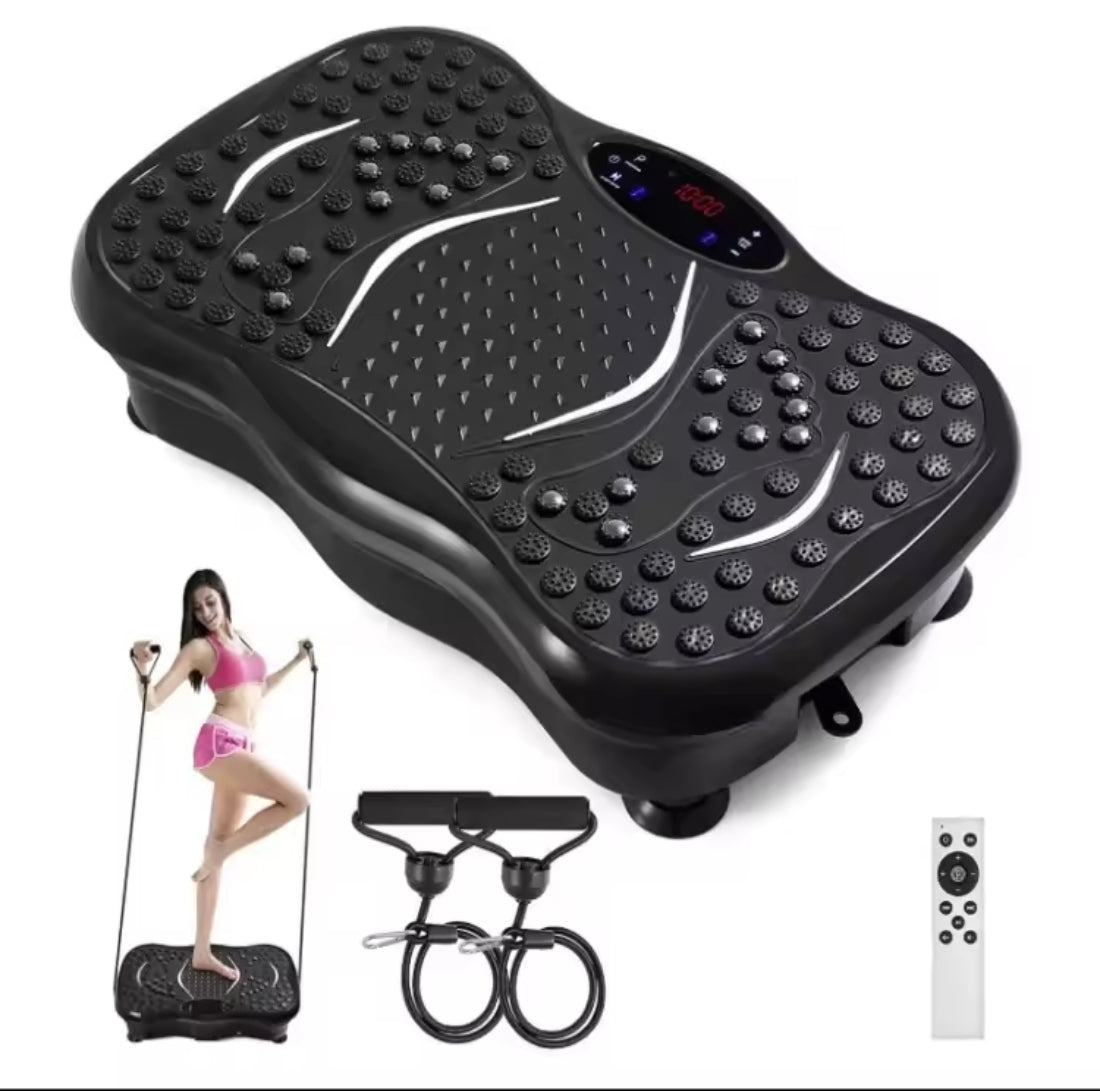 Maquina de vibración para quitar grasa en dos días dé buena calidad con bluetooth música 🎼🎵 mucho volumen con velocidades regulable con pantalla digitales