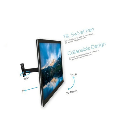 Soporte TV con brazo para led lcd giratorio de 13 hasta 37 pulgadas fácil instalar