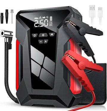 Arrancador De Batería De Coche De 17000Mah, 1200A, 150Psi, Refuerzo De Aire, Servicio De Arranque De Emergencia, Todo Gas 8.L
(6)
