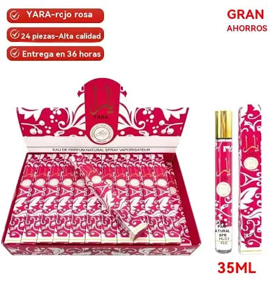 Lattafa mini Yara Candy 35ml Eau de Parfum para mujer, 1*35 ml

Oferta especial