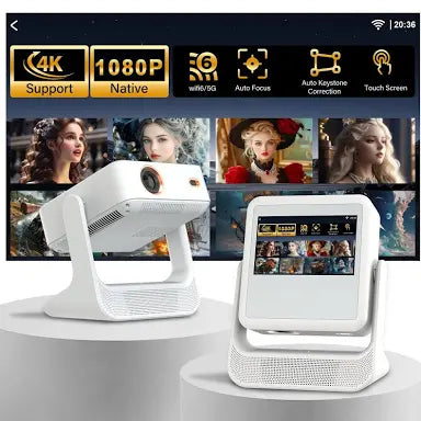 Proyector con pantalla integrada, Proyector pantalla táctil, Proyector alta calidad, Proyector Inteligente DONGYING 1080P con Pantalla Táctil de 8
149€
