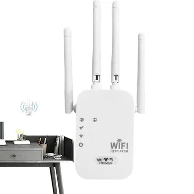 Amplificador de Internet para WiFi -WiFi Extensor 4 antenas de alta velocidad, repetidor WiFi inalámbrico para la casa, poderoso amplificador de rango
12.90