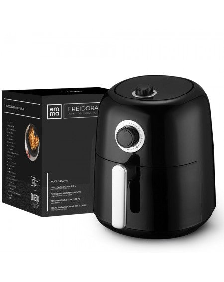 Freidora de aire manual de 5 L marca Emma 69.90€ color negro