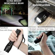 Linterna 🔦 LED recargable portátil y con pilas AAA