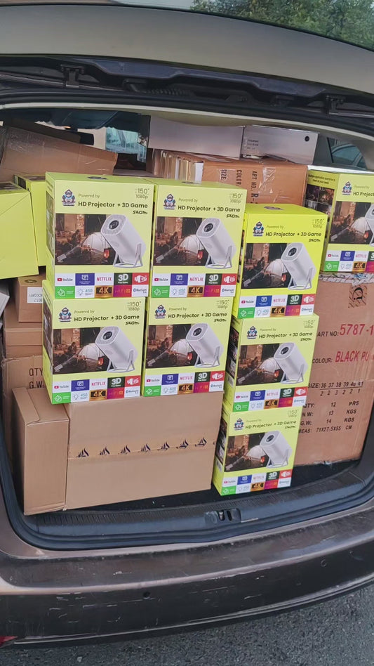 Proyector 📽️ dé alta calidad con más dé 10000 juegos dos mandos inalámbricos