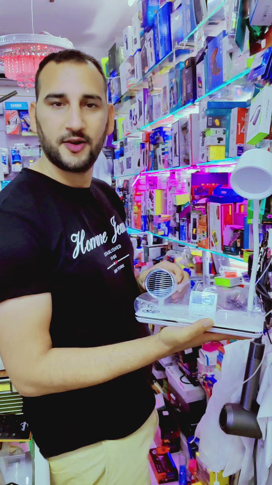 Lampara reloj ⌚ alarma ⏰ altavoz 🔊 bluetooth música 🎵 cargador inalámbrico móvil 📲
