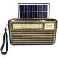 radio con placa solar muy muy chulo para cargar el móvil lleva dos entradas USB recargable portátil