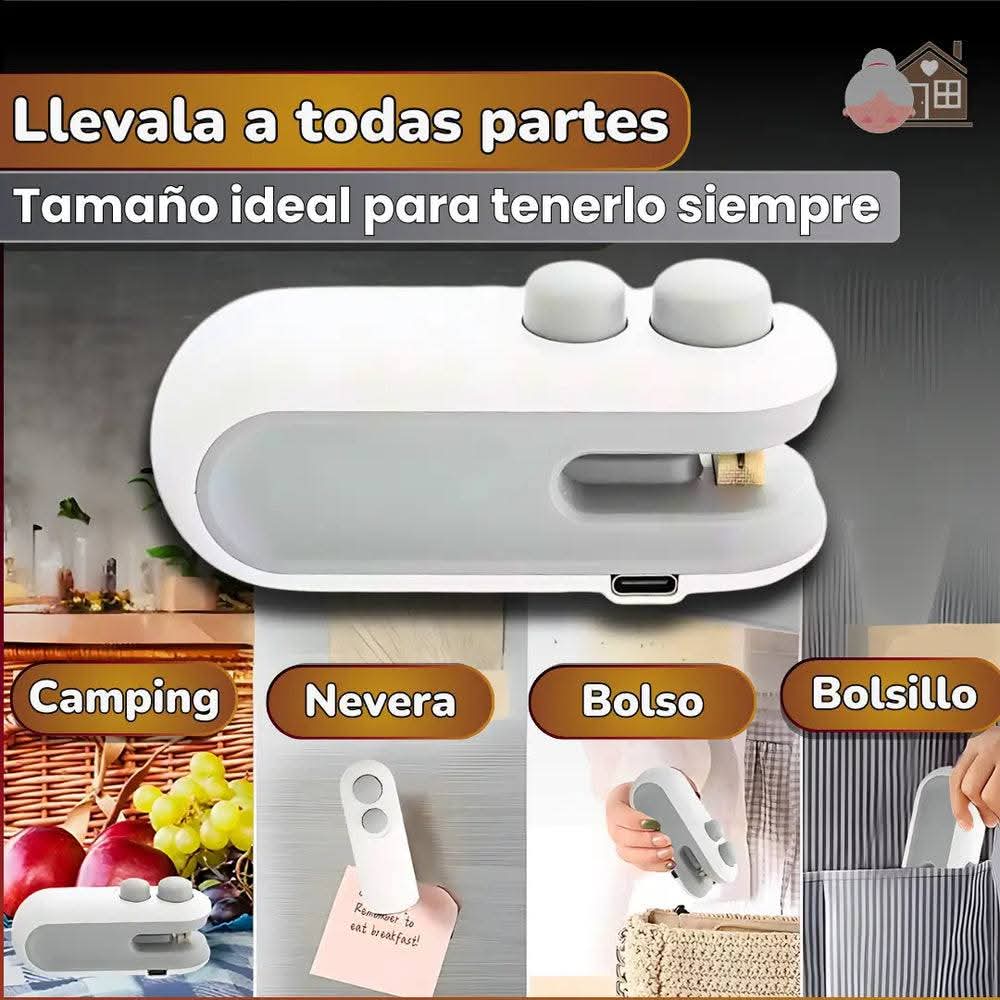 Míni selladora para las bolsas de patata