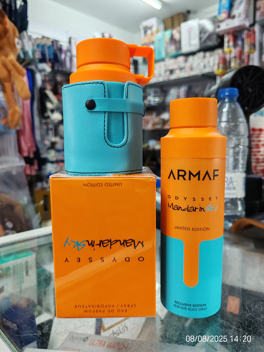 El pack de mandarín Sky desodorante y el perfume 35€