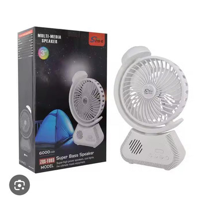 Ventilador de buena calidad con altavoz 🔊 bluetooth música 🎼