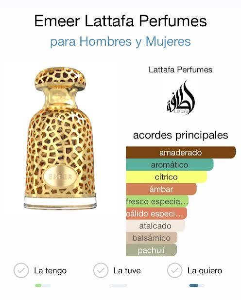 Emeer Lattafa Perfumes para Hombres y Mujeres