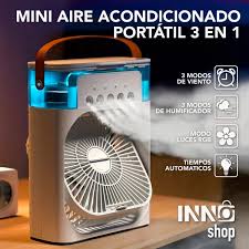 Mini aire acondicionado portátil 3 en 1con vapor ♨️ con agua hielo