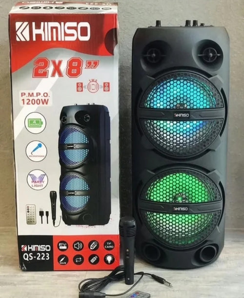 Altavoz karaoke con micro