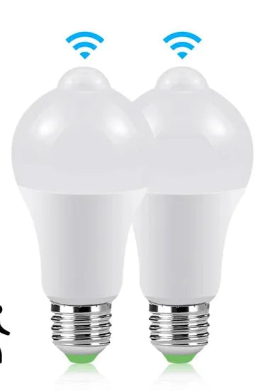 Bombilla LED con Sensor de movimiento PIR, luz nocturna de atardecer a amanecer para iluminación del hogar y la cocina, 81W,