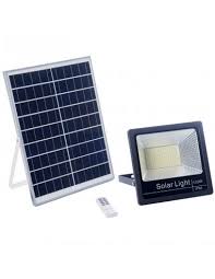 Focos con placa solar
