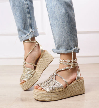 Sandalias de esparto mujer verano super cómodo