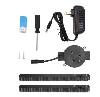 Ventilador de holograma 3D 16.50 pulgadas wifi proyector 📽️ 3D con 224 cuentas de luz led para publicidad tienda negocios