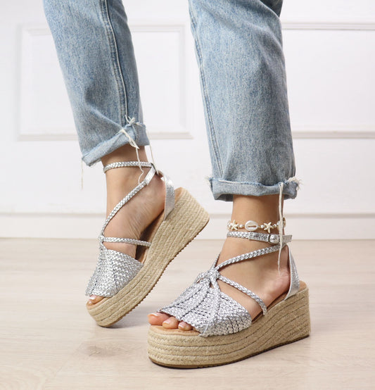 Sandalias de esparto mujer verano super cómodo