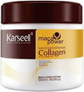 Mascarilla colágeno natural 🤩Karseell Colágeno Mascarilla Pelo 500ml, Maca Esencia