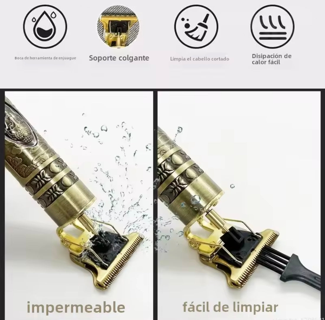 Maquina cortar pelo inalámbrica recargable portátil buena calidad