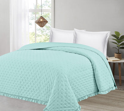 Colcha verano tacto suave reversible dé alta calidad