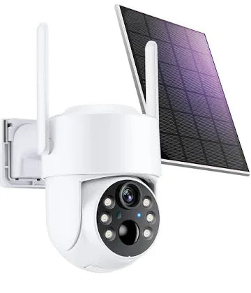 Cámara solares dé buena calidad para exterior con Wi-Fi y tiene para meterle tarjeta de alta calidad