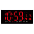 Reloj Digitales Reloj De Pared Digital despertador ⏰ sensor y pantalla LCD  calandrado